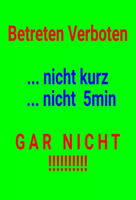 Warnschild Zutritt verboten Warnung - Zutritt verboten Betreten verboten Bild