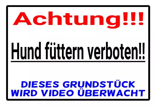 Warnschild Zutritt verboten Warnung - Zutritt verboten Privates Grundstück Bild