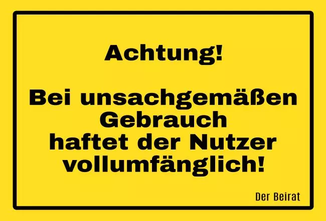 Warnschild Zutritt verboten Warnung - Zutritt verboten Unsachgemäßer Gebrauch Bild